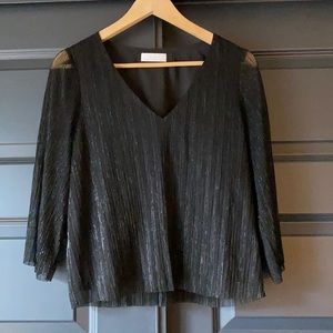 Oak + Fort v-neck blouse. Size M.